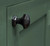 Black Octagonal Cabinet Knob - Small