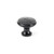 Black Hammered Cabinet Knob - Medium
