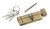 Aged Brass 35T/45 5pin Euro Cylinder/Thumbturn