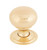 Polished Brass Mushroom Cabinet Knob 32mm