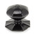Black Octagonal Centre Door Knob - Internal