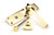 Polished Brass Straight Lever Bathroom Set