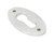 Satin Chrome Oval Escutcheon