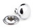 Polished Chrome Mushroom Cabinet Knob 38mm