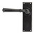 Black Regency Lever Latch Set