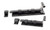 Black 4" Straight Door Bolt