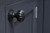 Black Flower Cabinet Knob - Large