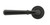 Matt Black Hammered Newbury Lever on Rose Set (Beehive) - U