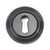 Black Round Escutcheon (Beehive)