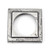 Pewter Round Euro Escutcheon (Square)