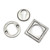 Pewter Round Euro Escutcheon (Square)