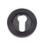 Matt Black Round Euro Escutcheon (Beehive)
