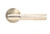 Polished Nickel Brompton Lever on Rose Set (Beehive)