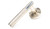 Polished Nickel Brompton Lever on Rose Set (Beehive) - Unsprung