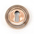 Polished Bronze Round Escutcheon (Beehive)