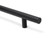 Matt Black SS (316) 1.2m T Bar Handle Secret Fix 32mm