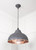 Smooth Copper Harborne Pendant in Bluff