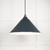 White Gloss Hockley Pendant in Soot