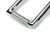 Polished Chrome Brompton Door Knocker