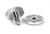 Polished Chrome Brompton Centre Door Knob (Beehive)