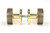 Aged Brass Brompton Mortice/Rim Knob Set (Beehive)