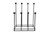 Matt Black Four Pair Boot Rack