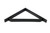 Matt Black Barton Shelf Bracket (150mm x 150mm)