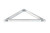 Polished Chrome Barton Shelf Bracket (200mm x 200mm)