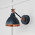 Hammered Copper Brindley Wall Light in Soot