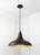 Smooth Brass Frankley Pendant in Elan Black