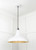 Smooth Brass Frankley Pendant in Flock