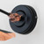 Smooth Copper Flora Wall Light in Elan Black