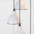 Smooth Brass Brindley Cluster Pendant in Birch