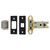 Magnetic Tubular Mortice Latch 57mm Backset