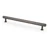 Hex Round Pull Handle 224mm centres Dark Matt Bronze