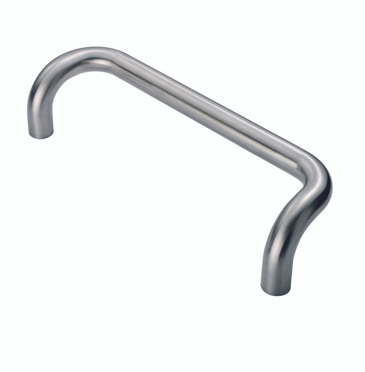 Inox 25mm Dia. Cranked Pull Handle G316 (300mm C/C)