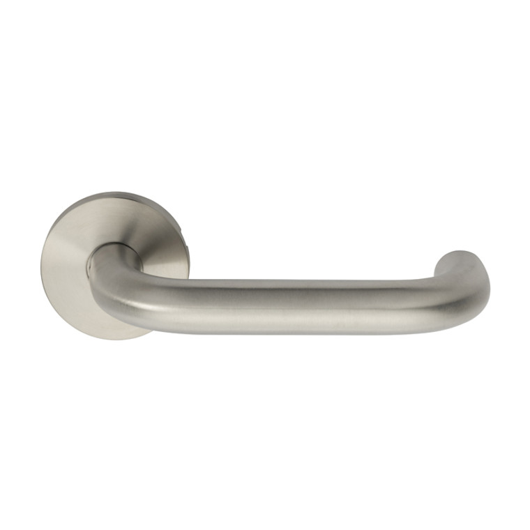 Inox 304 Grade 19mm Safety Lever On 53 X 8mm Push On Rose Sprung En1906 Grade 4