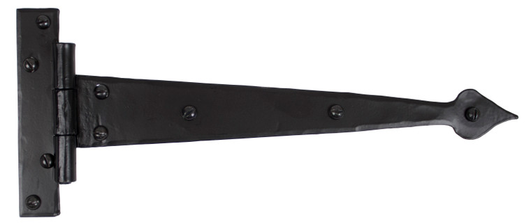 Black 12" Arrow Head T Hinge (pair)