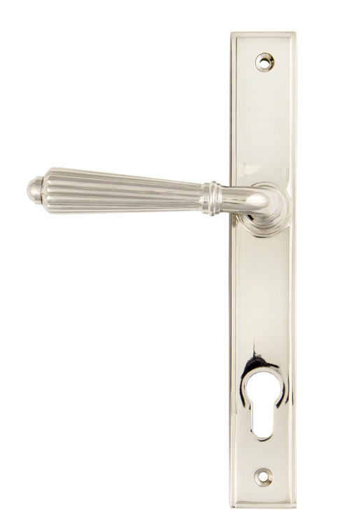 Polished Nickel Hinton Slimline Lever Espag. Lock Set