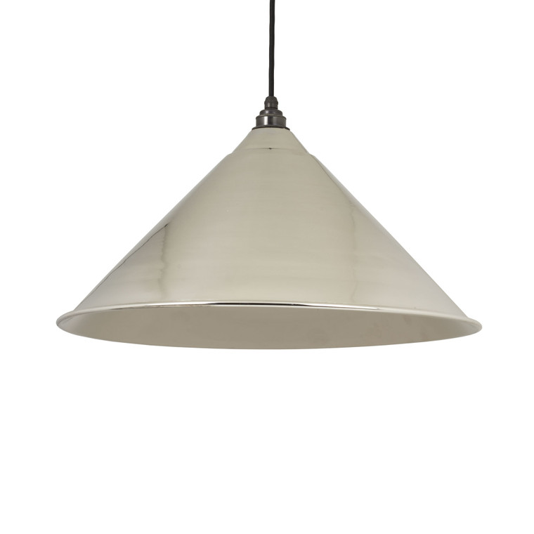 Smooth Nickel Hockley Pendant