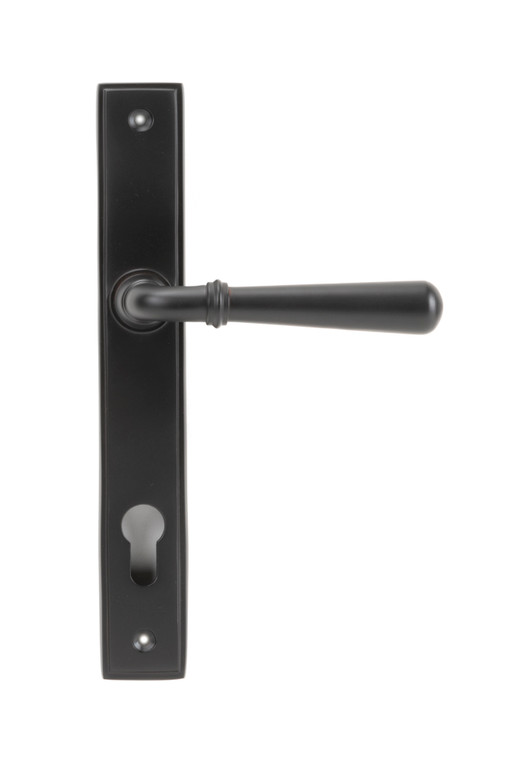 Aged Bronze Newbury Slimline Lever Espag. Lock Set