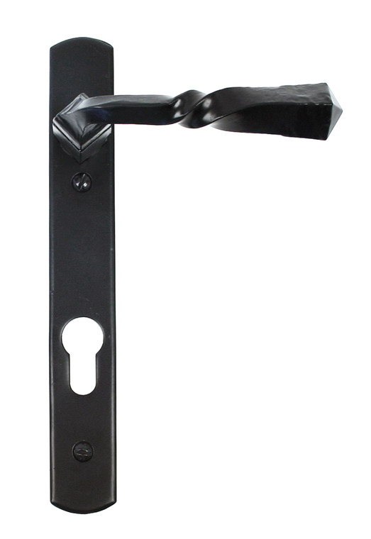 Black Narrow Lever Espag. Lock Set