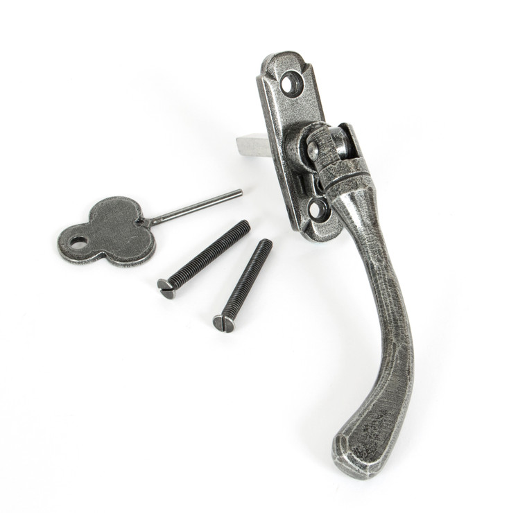 Pewter Locking Peardrop Espag - LH