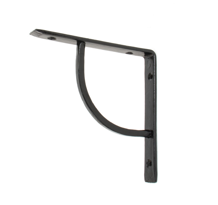 Black 6'' x 6'' Plain Shelf Bracket