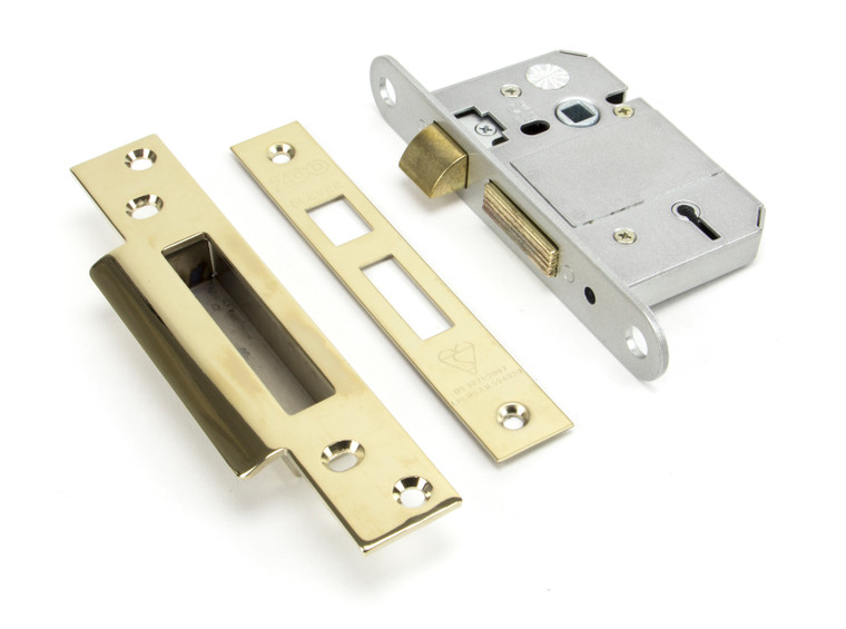 PVD 2��" 5 Lever BS Sash Lock