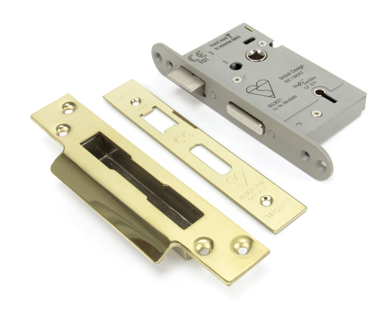 PVD 3" Heavy Duty BS Sash Lock