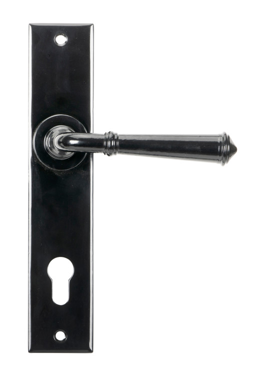 Black Regency Lever Espag. Lock Set