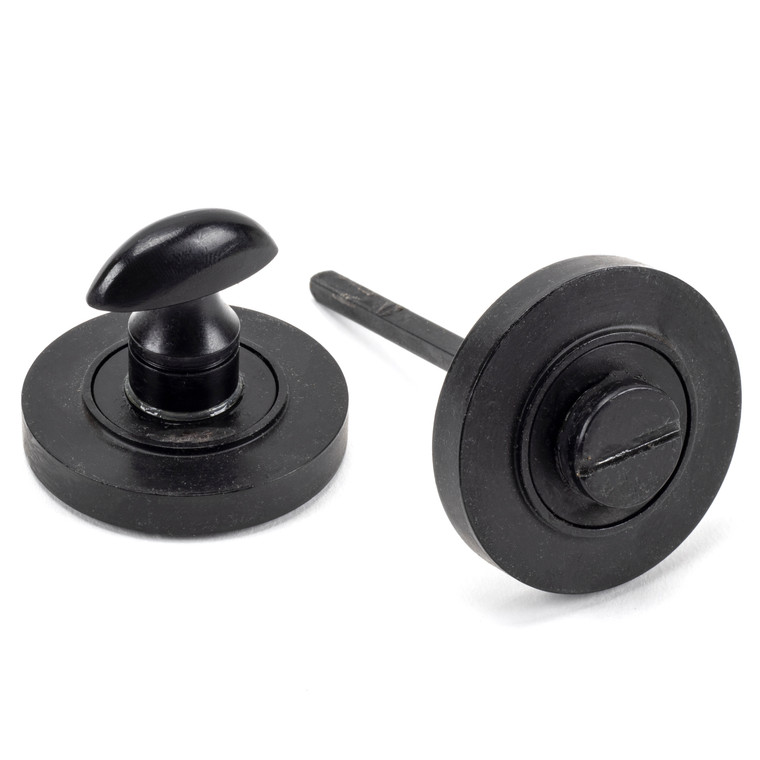 External Beeswax Round Thumbturn Set (Plain)