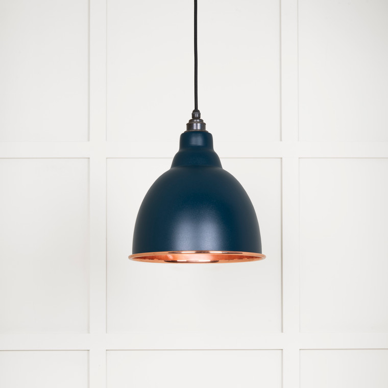 Smooth Copper Brindley Pendant in Dusk