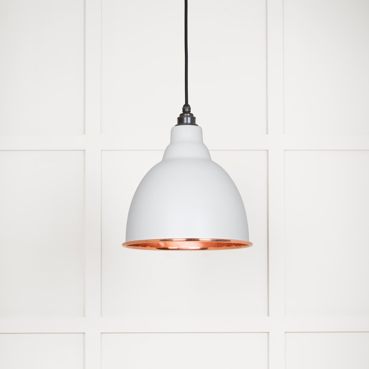 Smooth Copper Brindley Pendant in Flock